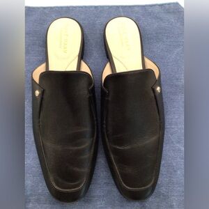 Cole Haan Ryan Black Leather Mules